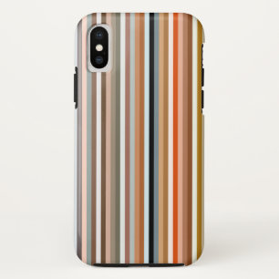 Multicolor Striped Pattern iPhone Case