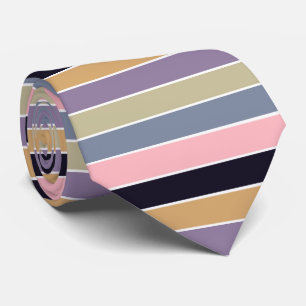 Multicolor Stripes Modern Pattern Tie