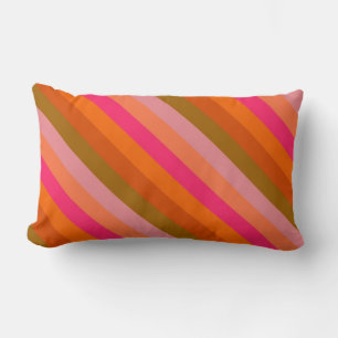 Multicolor Stripes Pattern 3 Lumbar Cushion