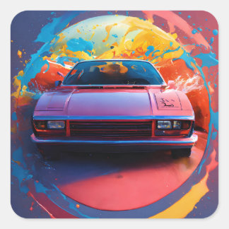 MultiColor Stylish Car Sticker