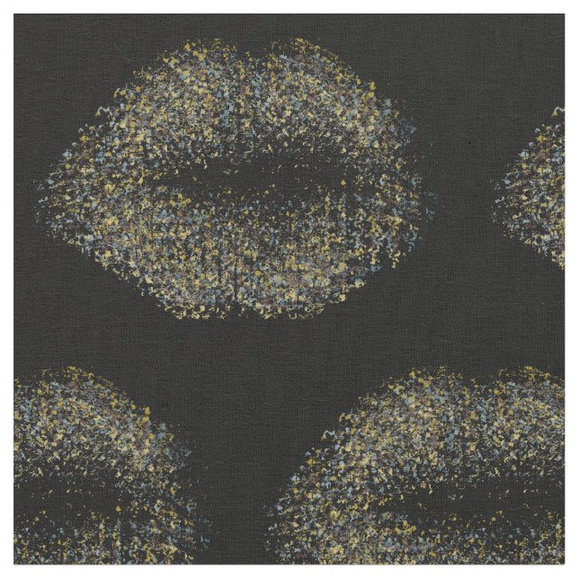 Multicolor Stylish Lips #45 Fabric (Close Up)