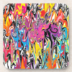 Multicolor Swirl Coaster