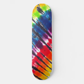 Multicolor Tie-Dye Skateboard