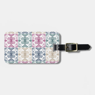 Multicolor Tiles Luggage Tag