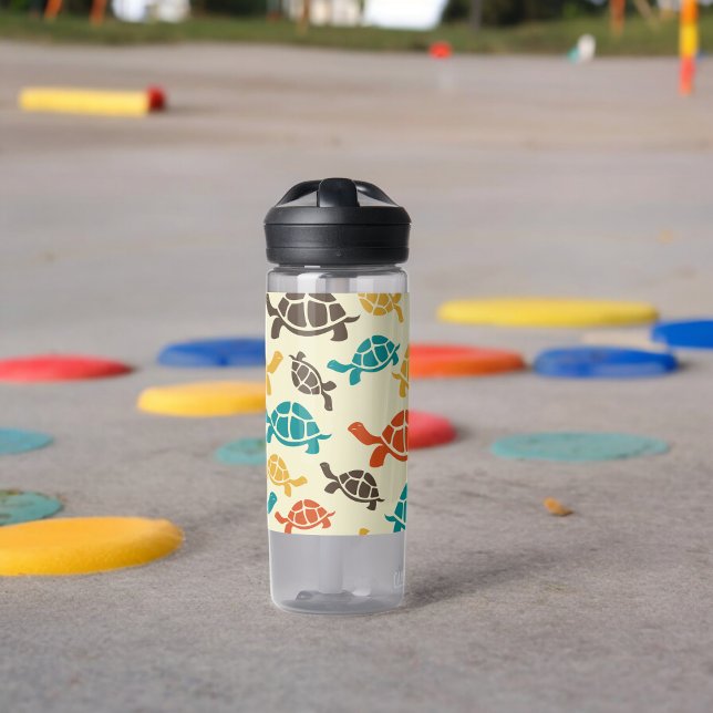 Multicolor Tortoise  Water Bottle (Water Bottle)