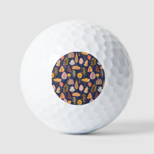 Multicolor Trees: Mid Autumn Vintage Golf Balls