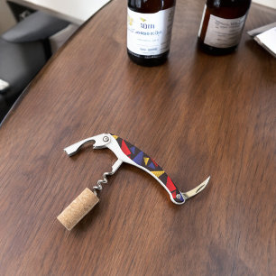 Multicolor Triangle Pattern Corkscrew