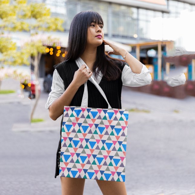 Multicolor Triangle Tote Bag (Creator Uploaded)