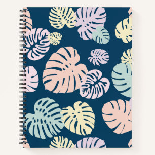 Multicolor Tropical Leaves 4 Notebook