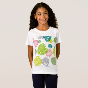 Multicolor Tropical Leaves T-Shirt