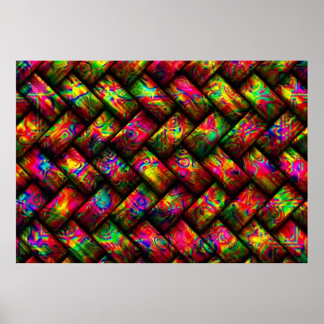 Multicolor Weave 1 Poster (Front)