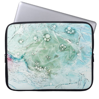 Multicolored abstract artwork laptop sleeve