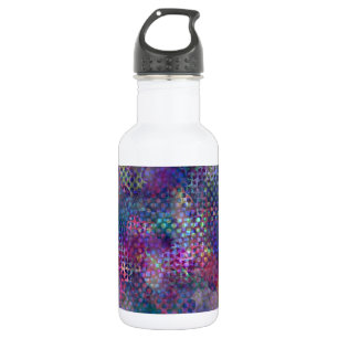 Multicolored Abstract Digital Art 532 Ml Water Bottle