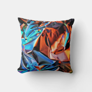Multicolored abstract painting cushion