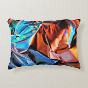 Multicolored abstract painting decorative cushion