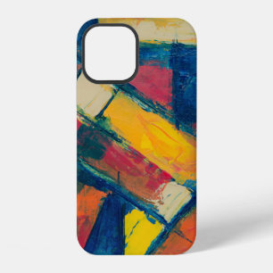 Multicolored abstract painting iPhone 12 case