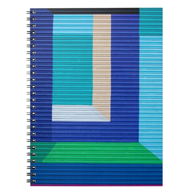 Multicolored abstract painting notebook (Front)