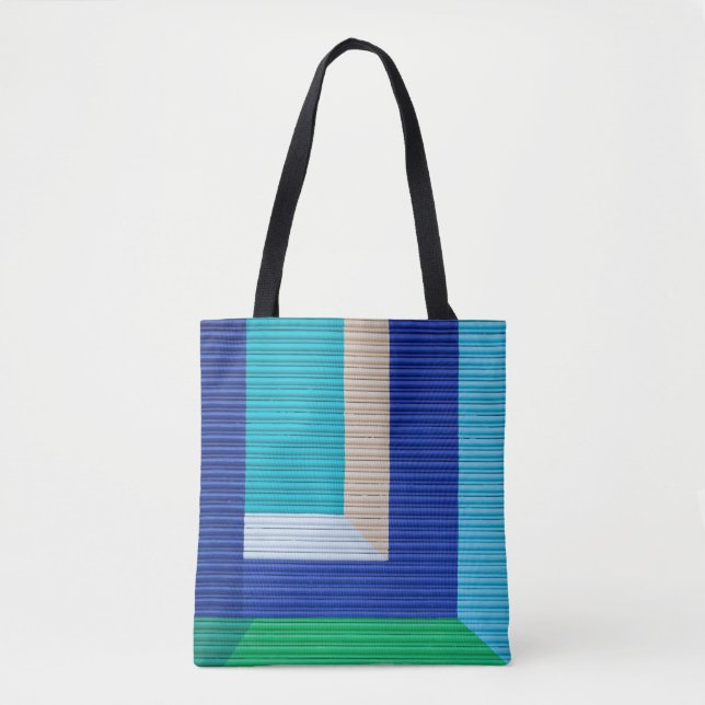 Multicolored abstract painting tote bag (Front)