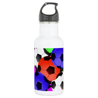 Multicolored American Soccer or Football 532 Ml Water Bottle