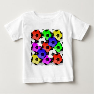 Multicolored American Soccer or Football Baby T-Shirt