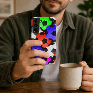 Multicolored American Soccer or Football Samsung Galaxy Case