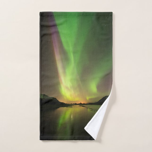 Multicolored Aurora Hand Towel (Hand Towel)