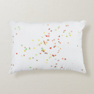 Multicolored balloon display decorative cushion