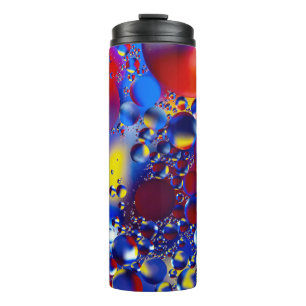 Multicolored bubbles thermal tumbler