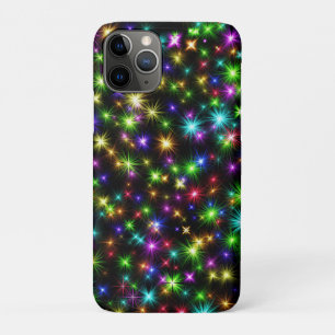 Multicolored Christmas Star Rays Pattern Case-Mate iPhone Case