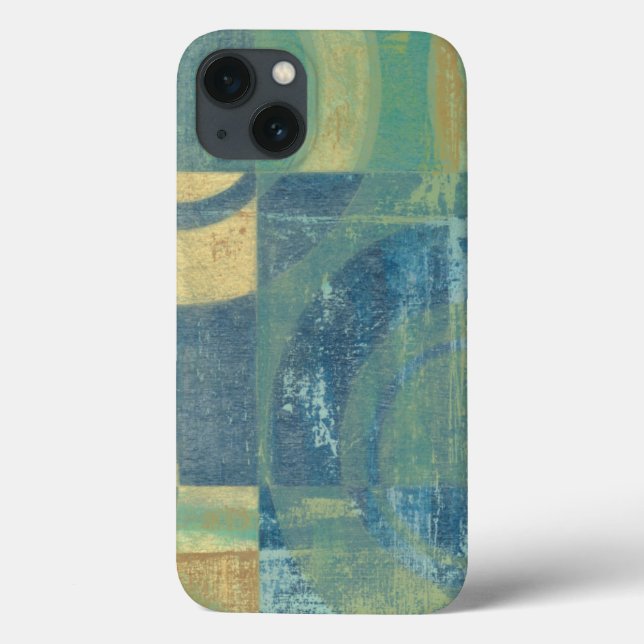 Multicolored Circles & Panels Case-Mate iPhone Case (Back)