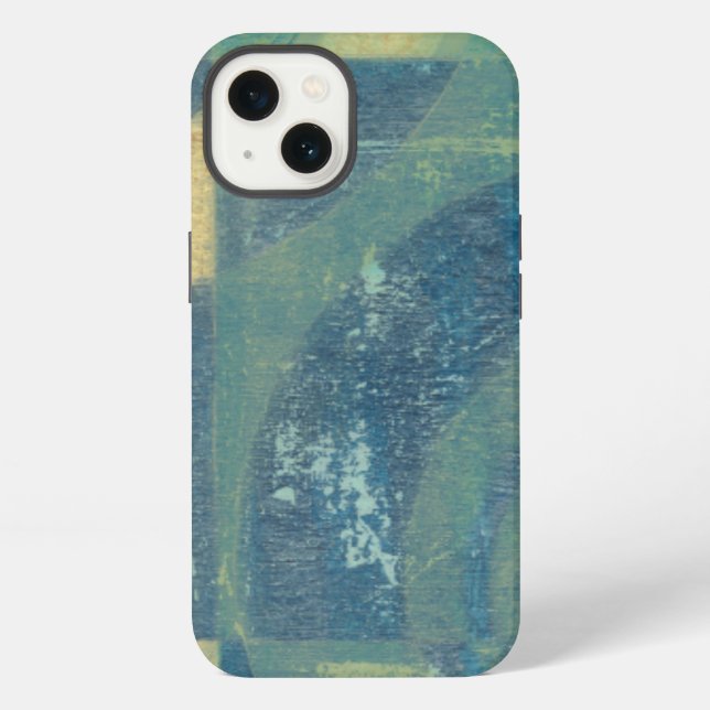 Multicolored Circles & Panels iPhone Case (Back)
