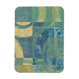 Multicolored Circles & Panels Magnet