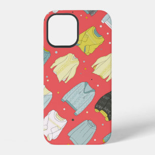 Multicolored, cosy sweaters, warm autumn winter Se iPhone 12 Case