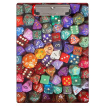 multicolored dice