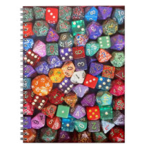 multicolored dice