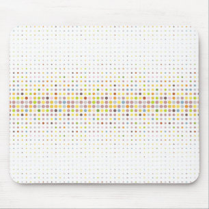 Multicolored dot background mouse pad