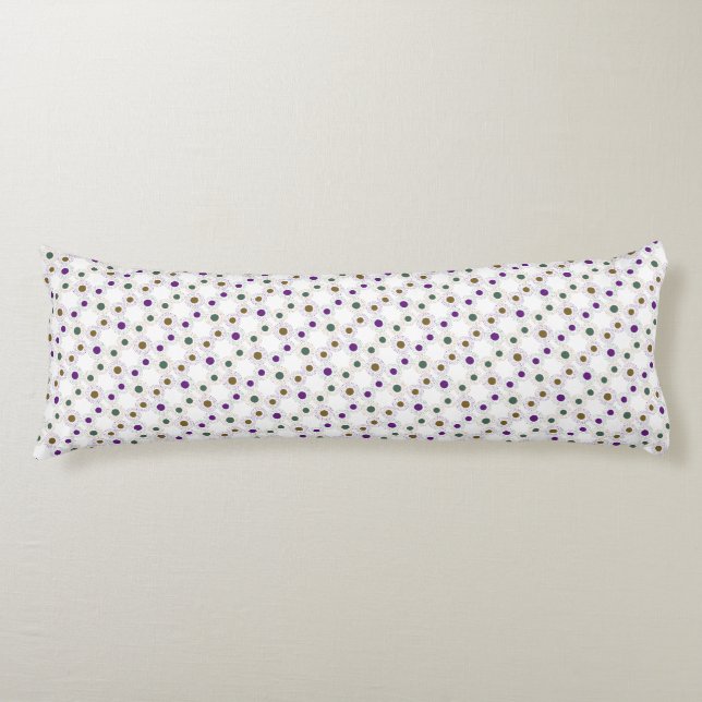 Multicolored Dots Body Cushion (Front)