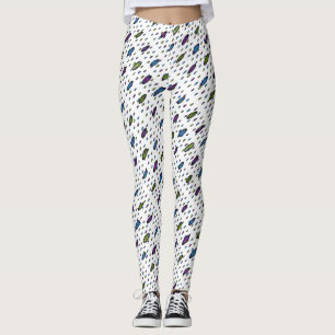 Multicolored Dots Leggings