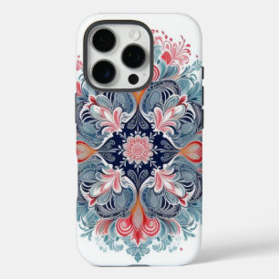 Multicolored Floral Abstract Art iPhone 16 Pro Case