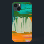 Multicolored Free Expression Painting iPhone 13 Case<br><div class="desc">Jennifer Goldberger created this multicolored free expression painting. Thick paint strokes leaves globs of paint on the work,  making it feel like a layered print. Get yours now!</div>