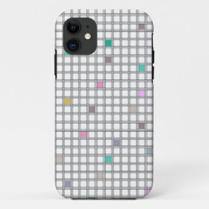 Multicolored Geometric Chequered Pattern Case-Mate iPhone Case