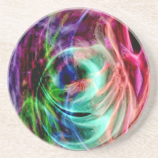 Multicolored Glow Coaster