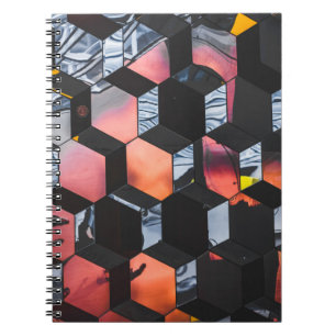 Multicolored golden hour notebook