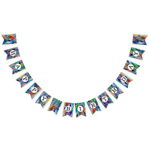 Multicolored Happy Birthday Bunting