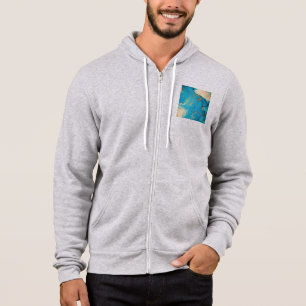 multicolored marble background hoodie