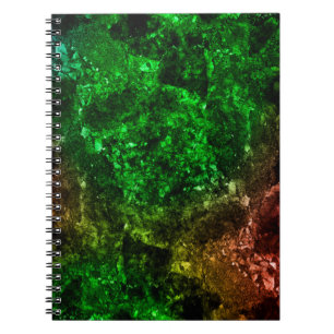 Multicolored marble in natural pattern, The mix o Notebook