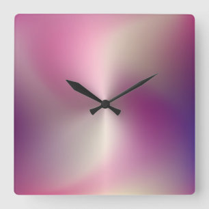 Multicolored Metallic Style Acrylic Wall Clock