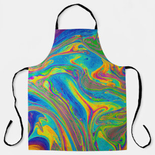 Multicolored painting apron