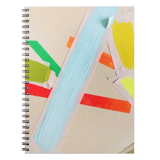 Multicolored paints notebook (Front)