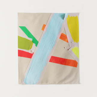 Multicolored paints tapestry